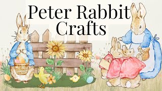 Springtime Peter Rabbit Inspired Crafts | Vintage Storybook Bunny Decor