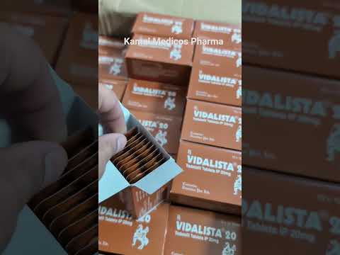 Vidalista 20 Mg Tadalafil Tablets