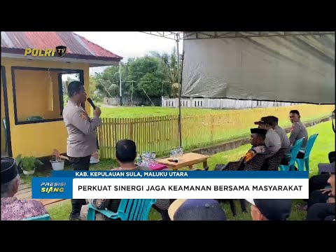 PERKUAT SINERGI DALAM JAGA KEAMANAN, KAPOLRES KEPULAUAN SULA RESMIKAN DUA POS KAMLING