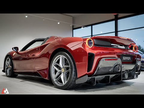 2022 Ferrari 488 Pista Spider - Sound, interior and exterior in detail
