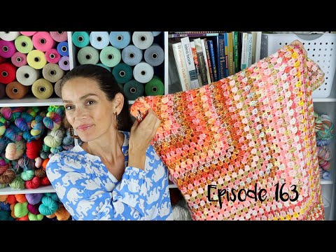 Pineapple Knits | Episode 163 | Granny Square Crochet Blanket Finished!