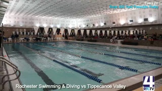Rochester coed Varsity Swimming vs Tippecanoe Valley