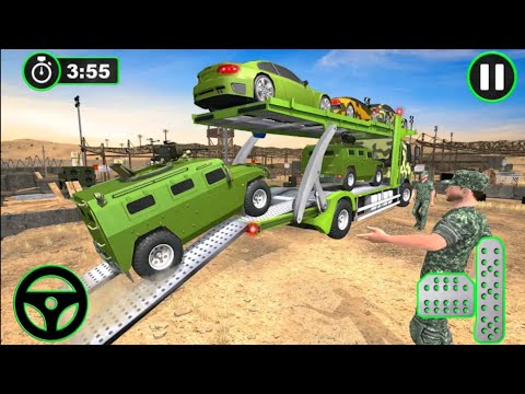 Army Vehicles Transport Simulator:Ship Simulator Mobile Gameplay Part 1