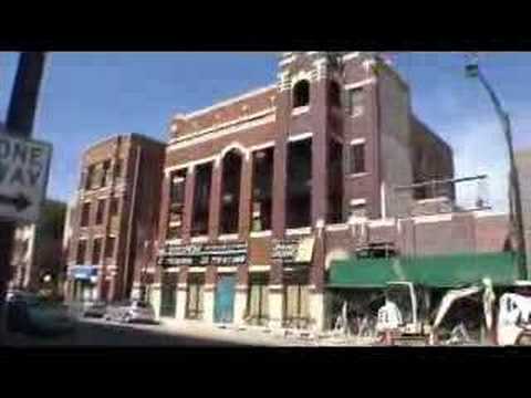 Walking along the 2800 block of Halsted and George Street