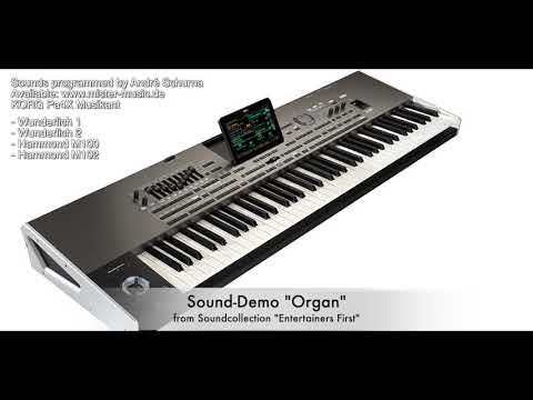 KORG Pa4X: DEMO "Organ" from Collection "Entertainers First"