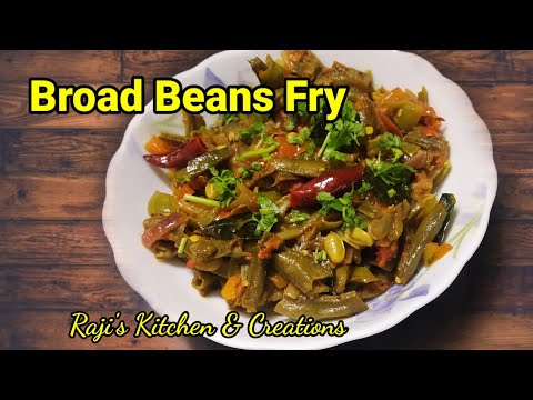 Broad Beans Fry Recipe/Chikkudukaya Vepudu