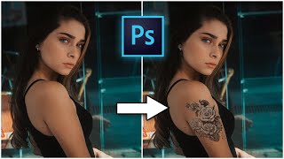 How To Add Tattoos Onto Your Arm | Photoshop Tutorial
