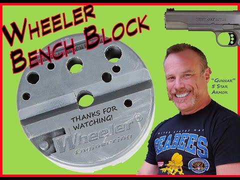 Wheeler Universal Bench Block Review and Use - Colt 1911 + 10/22 and more - Gunsmithing Tool