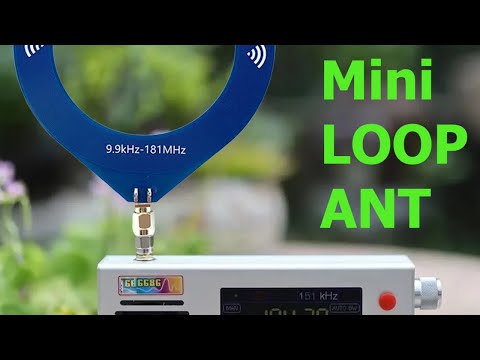 Mini Loop Antenna 9 9KHz to 181MHz HF & VHF bands, Overview by Technology Master