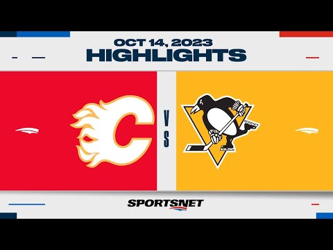 NHL Highlights | Flames vs. Penguins - October 14, 2023