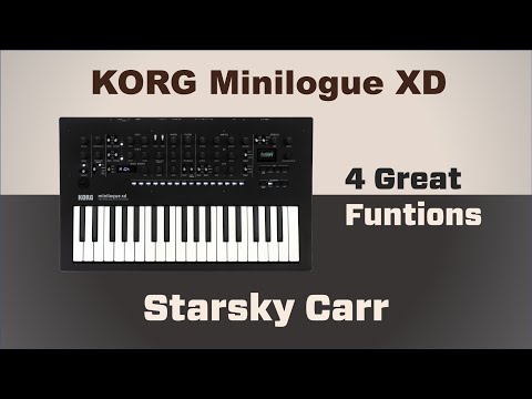 Korg Minilogue XD // 4 GREAT functions review and demo inc CV connectivity