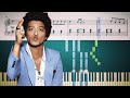 Bruno Mars - The Lazy Song - Piano Tutorial + SHEETS