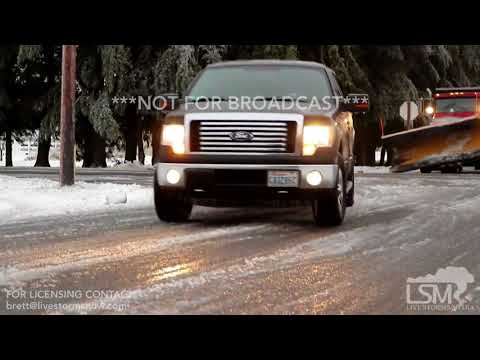 12-29-2017 Lynden, WA Ice Storm Warning - Power poles and wires down