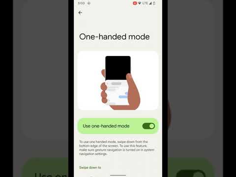 Pixel: One handed mode