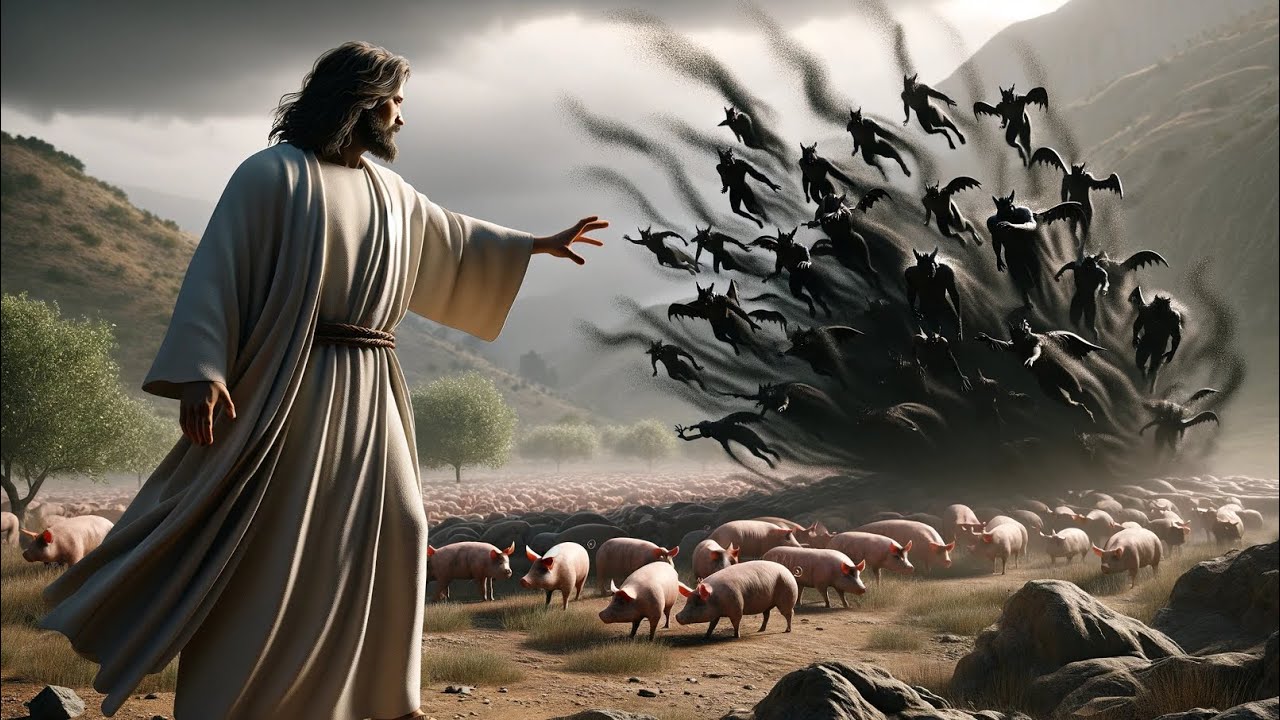 A RAZÃO SOMBRIA de Por Que os Demônios Pediram os Porcos a JESUS | Mistérios Bíblicos