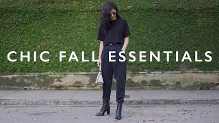 CHIC FALL ESSENTIALS - Fall 2021 Wardrobe Essentials
