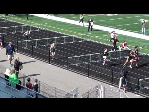 20160519 LCTrack Districts   Girls 100M Hurdles Prelims Heat 1