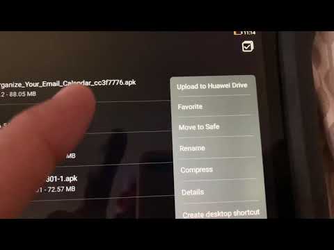 How to: delete files on Huawei Matepad T8