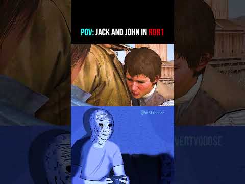 POV: Jack And John Marston In RDR2 VS RDR1! (Nostalgia) #shorts #reddeadredemption