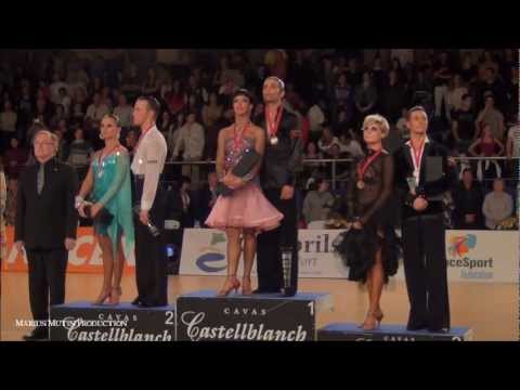 Cambrils 2012 - European Championship Latin - Podium