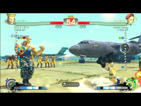 SSF4 Rank Match  ACE E I RI N (GU)  vs  bosco leung (CA)