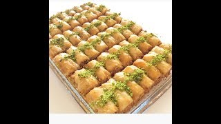 Cevizli El Açması Sarma Baklava Yapımı-Tereyağlı Ev Baklavası-Bera Tatlidunyasi