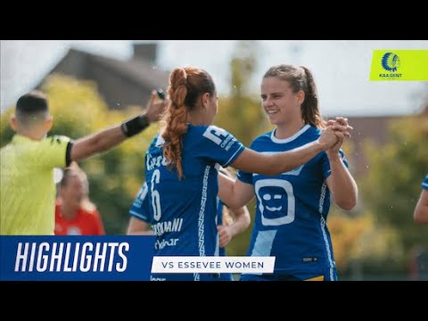 🎬 Highlights  Essevee Women - KAA Gent Ladies: 1-3