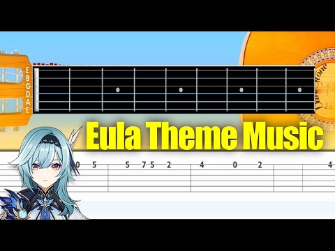 New Character Demo - Eula: Flickering Candlelight Genshin Impact Guitar Tab