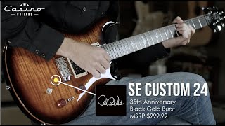 Video thumbnail for New for 2020 PRS 35th Anniversary SE Custom 24 Demo by Casino Guitars