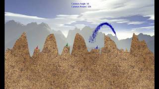 Canyon Shooter Gameplay (Tutorial Game)