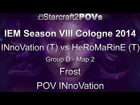 SC2 HotS - IEM VIII Cologne 2014 - INnoVation vs HeRoMaRinE - Group D - Map 2 - Frost - INnoVation