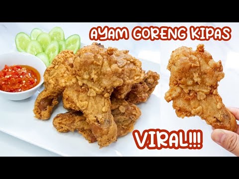 RESEP AYAM GORENG KIPAS YANG LAGI VIRAL! ENAK & NAGIH BANGET!