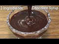 The Best Chocolate Syrup Recipe With 3 Ingredients How To Make Chocolate Syrup At Home