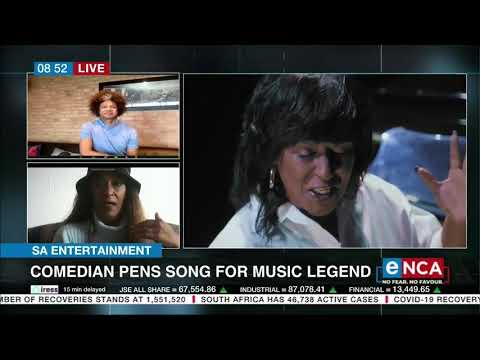 Comedian Marc Lottering pens song for music legend