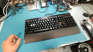 corsair  gaming keyboard  k70*liquid cleanup*