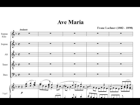 Lachner, Franz Paul (1803 - 1890) Ave Maria, Op. 162 (1873)