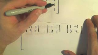 Finding the Inverse of a 3 x 3 Matrix using Determinants and Cofactors - Example 3