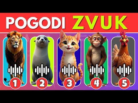 Pogodi životinju samo po zvuku 🐻🦉 – Izazov za celu porodicu!