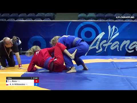 1/4 ♀GPGI - 53 kg: L. BOES (FRA) v. A. AUGUSTYN-MIT (POL)
