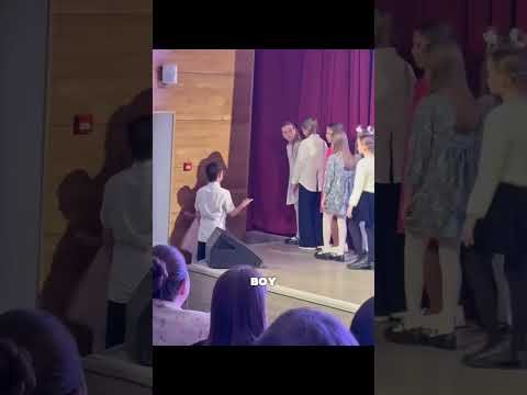 He stands there for help