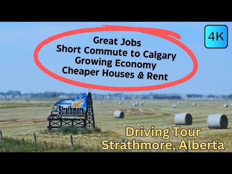 Driving Tour: Strathmore, Alberta (HIDDEN GEM) Jobs, Growing Economy, Cheap Houses for Sale and Rent