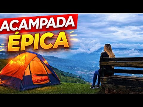 Acampamos en el mirador del Diamante ⛺️🌲| Girardota Antioquia 🇨🇴