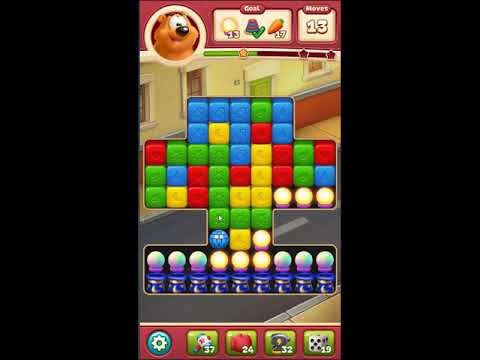 Toon Blast Level 2287 - NO BOOSTERS 🐻🐺🐱 | SKILLGAMING ✔️