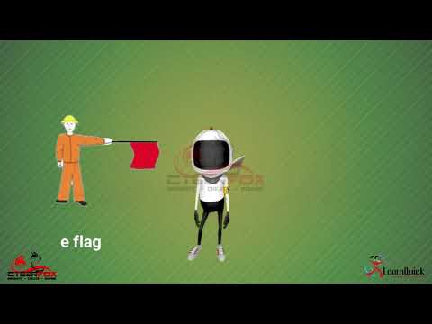 Stop Proceed Flag Signals - Traffic Signal - K53 learners licence video