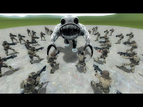 ZOONOMALY MONSTERS vs 100x Navy SEALs ARMY - Garry's Mod!