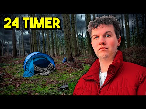 24 Timer ALENE i en MØRK SKOV!
