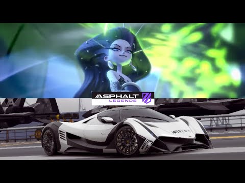Thumbnail for Asphalt Legends | Ruby Ramirez in Multiplayer #50 (Devel Sixteen, The Black Diamond car) by June, orange, Car