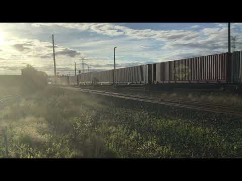 NR62 NR67 NR53 NR83 on 1MP2 Steel at Gheringhap heading to Perth 17/10/2021