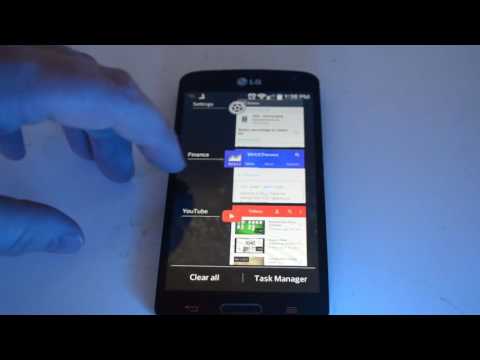 How to Close Running Apps on LG Access LTE