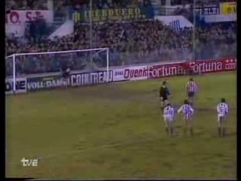 Real Sociedad 3 Atletico Madrid 1 Cuartos de final Copa del Rey 87/88